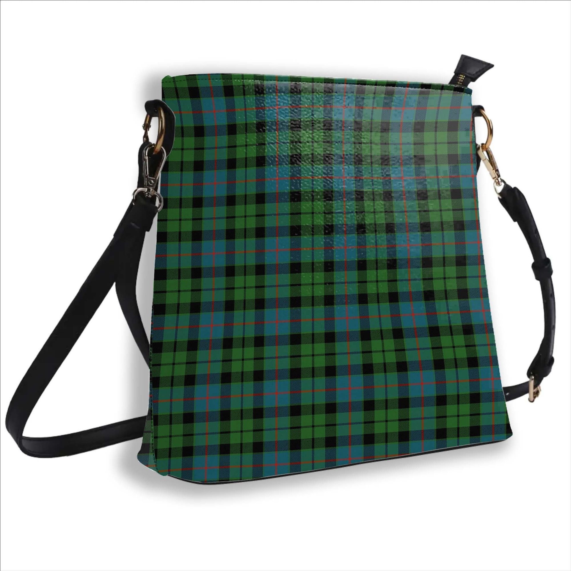 ScotsTee Shop Scottish Morrison Hunting Ancient Tartan Bucket Bag Ladies Shoulder Bag Midi