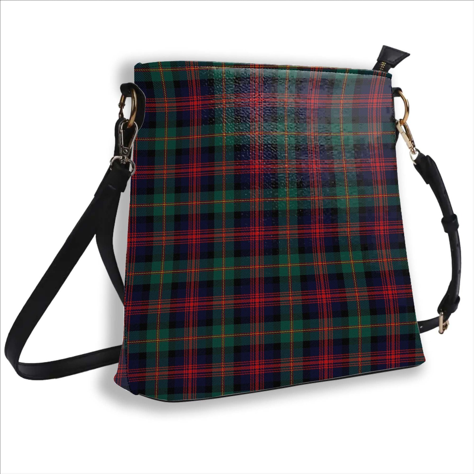 ScotsTee Shop Scottish McLennan Modern Tartan Bucket Bag Ladies Shoulder Bag Midi