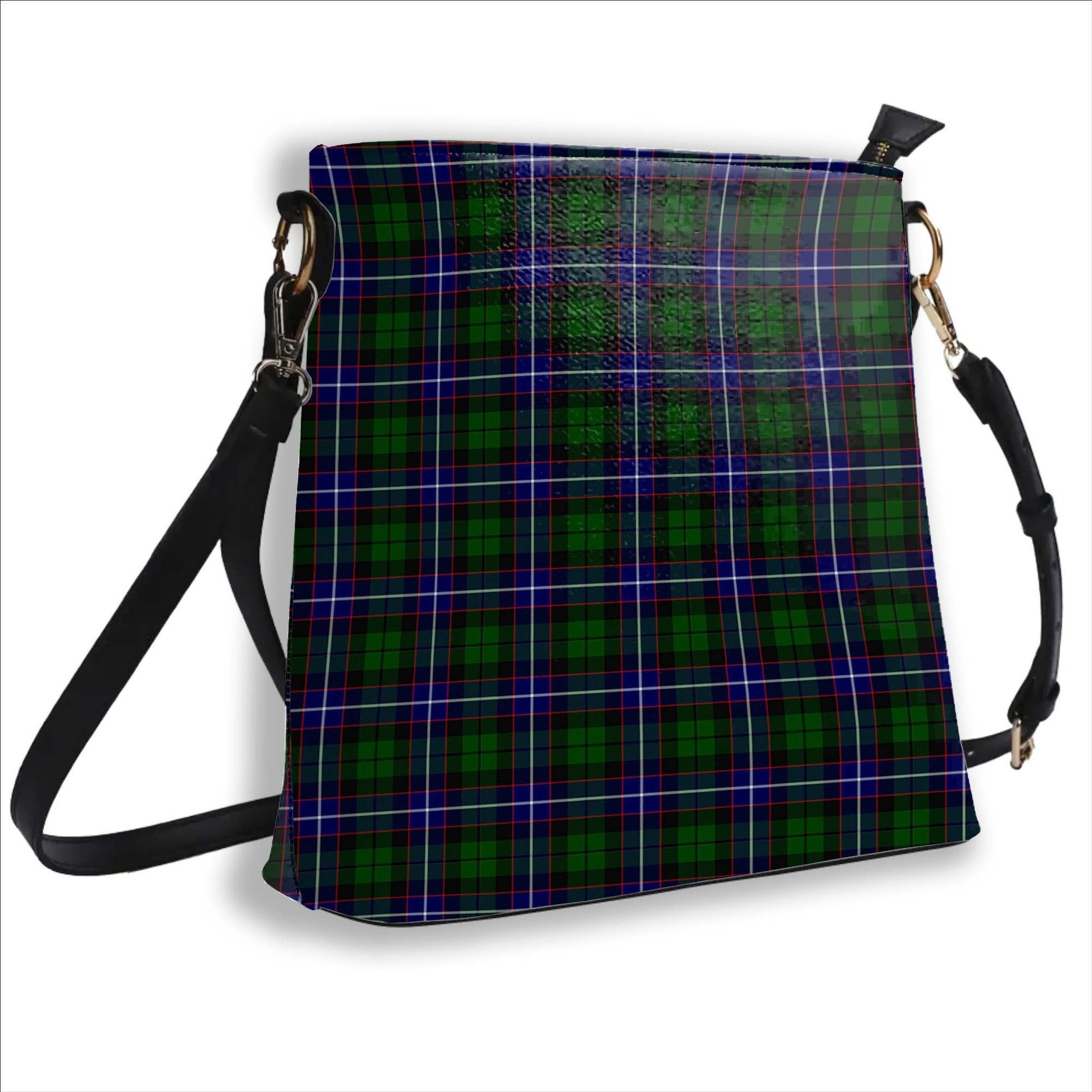 ScotsTee Shop Scottish Russell Modern Tartan Bucket Bag Ladies Shoulder Bag Midi