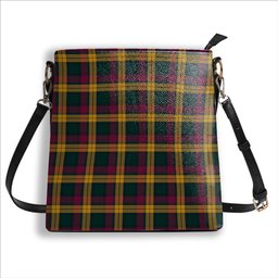 ScotsTee Shop Scottish MacMillan Modern Tartan Bucket Bag Ladies Shoulder Bag Midi