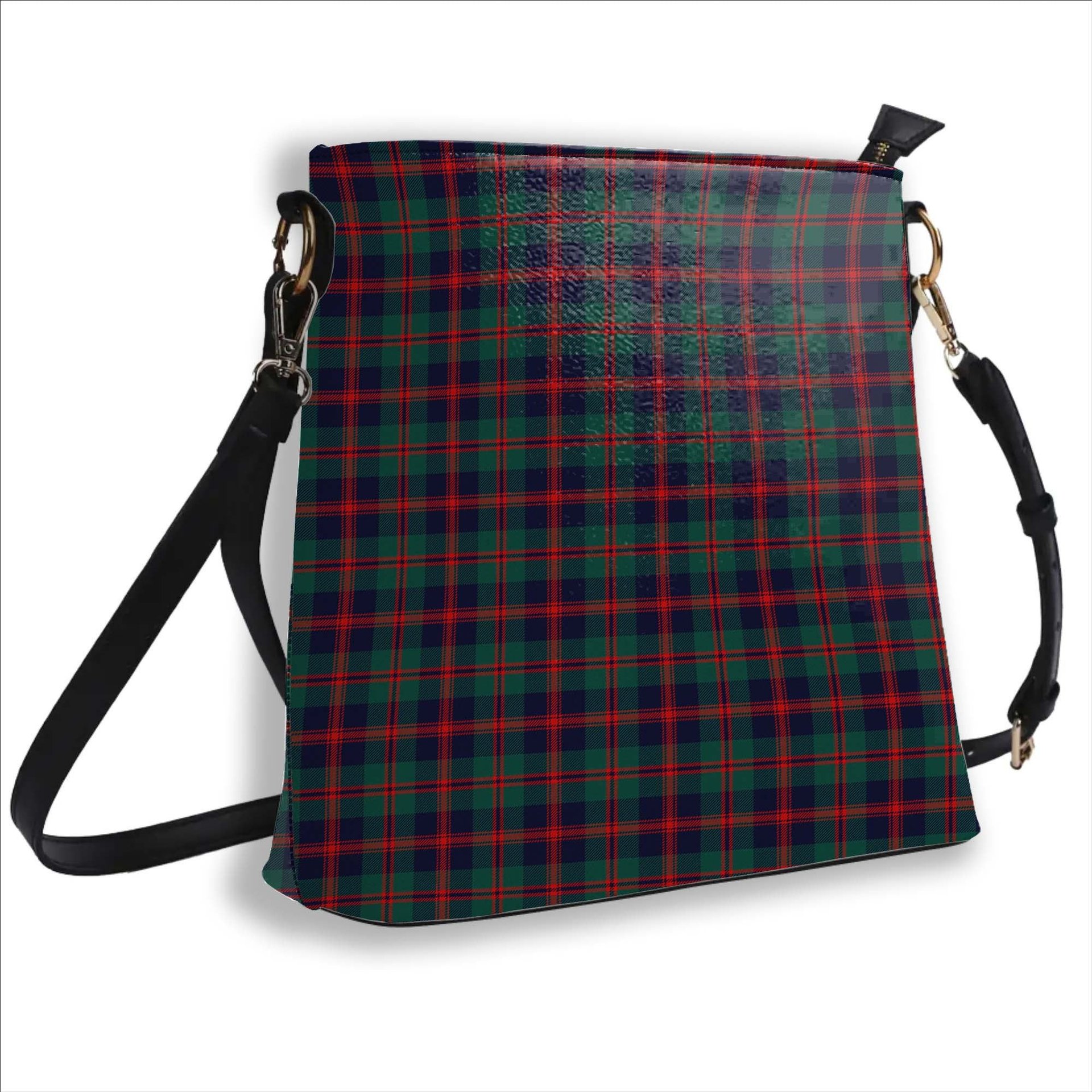 ScotsTee Shop Scottish Robertson of Struan Modern Tartan Bucket Bag Ladies Shoulder Bag Midi