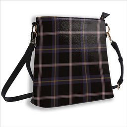 ScotsTee Shop Scottish Navy Dress Blue Tartan Bucket Bag Ladies Shoulder Bag Midi