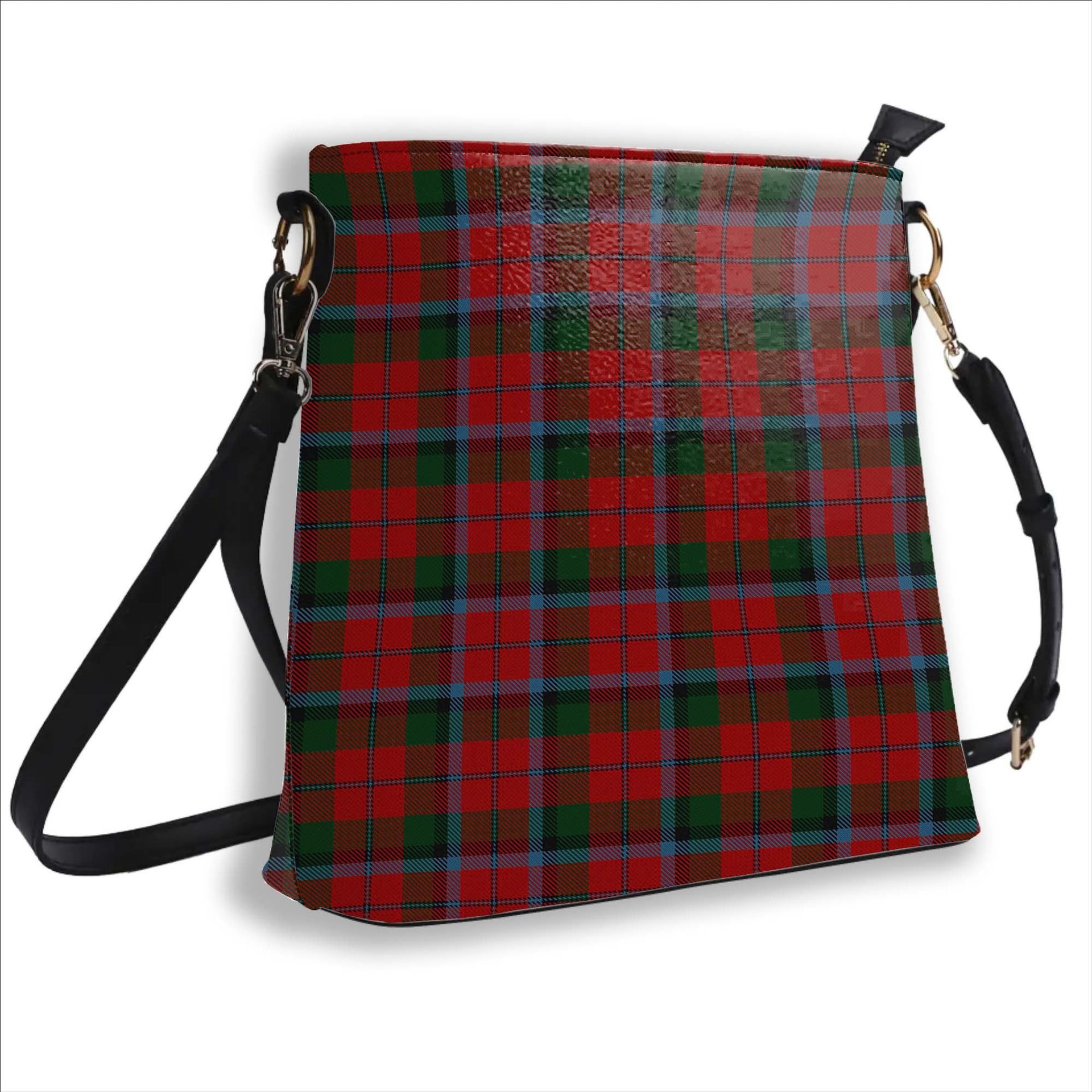 ScotsTee Shop Scottish MacNachten Tartan Bucket Bag Ladies Shoulder Bag Midi