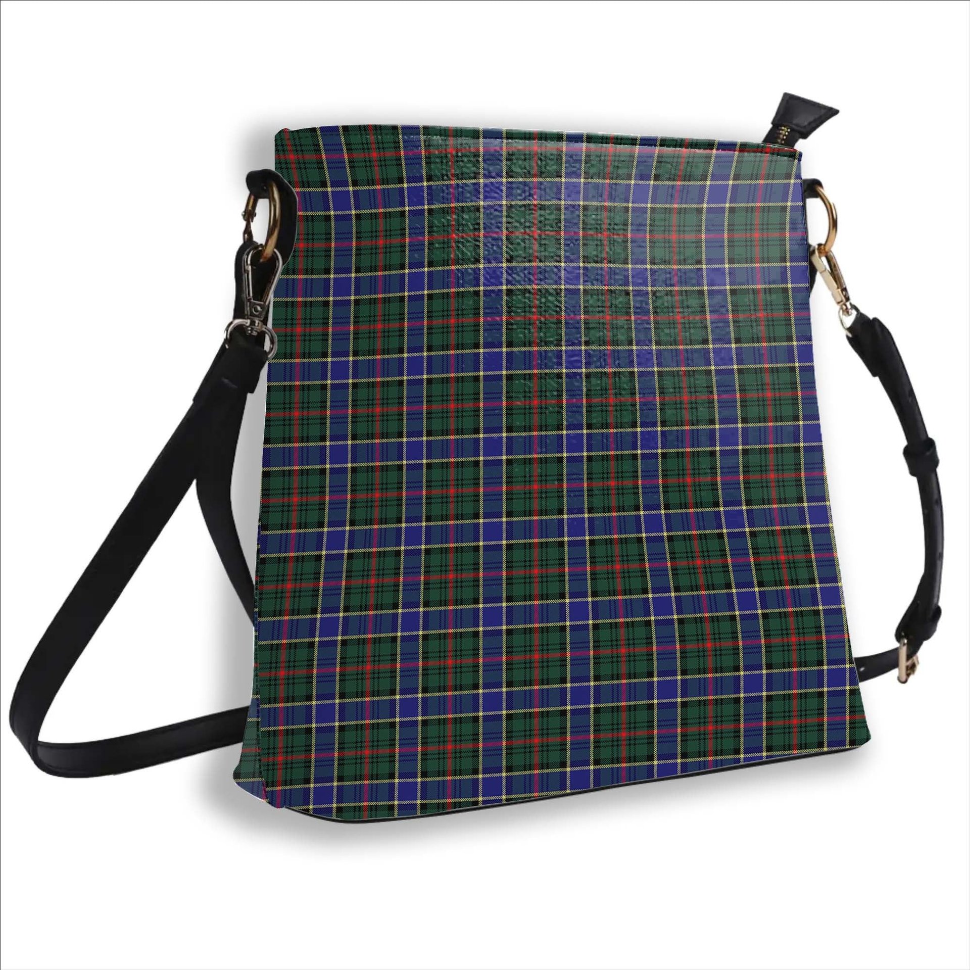 ScotsTee Shop Scottish Ogilvie (Ogilvy) Hunting Modern Tartan Bucket Bag Ladies Shoulder Bag Midi