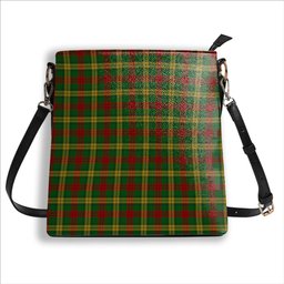 ScotsTee Shop Scottish MacMillan Society of Glasgow Tartan Bucket Bag Ladies Shoulder Bag Midi