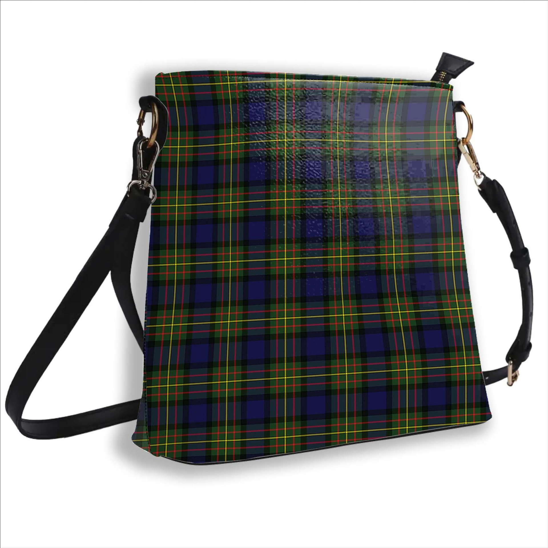 ScotsTee Shop Scottish McLaren Modern Tartan Bucket Bag Ladies Shoulder Bag Midi