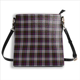 ScotsTee Shop Scottish MacDonald Dress 2 Tartan Bucket Bag Ladies Shoulder Bag Midi
