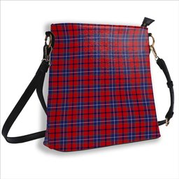 ScotsTee Shop Scottish Wishart Tartan Bucket Bag Ladies Shoulder Bag Midi