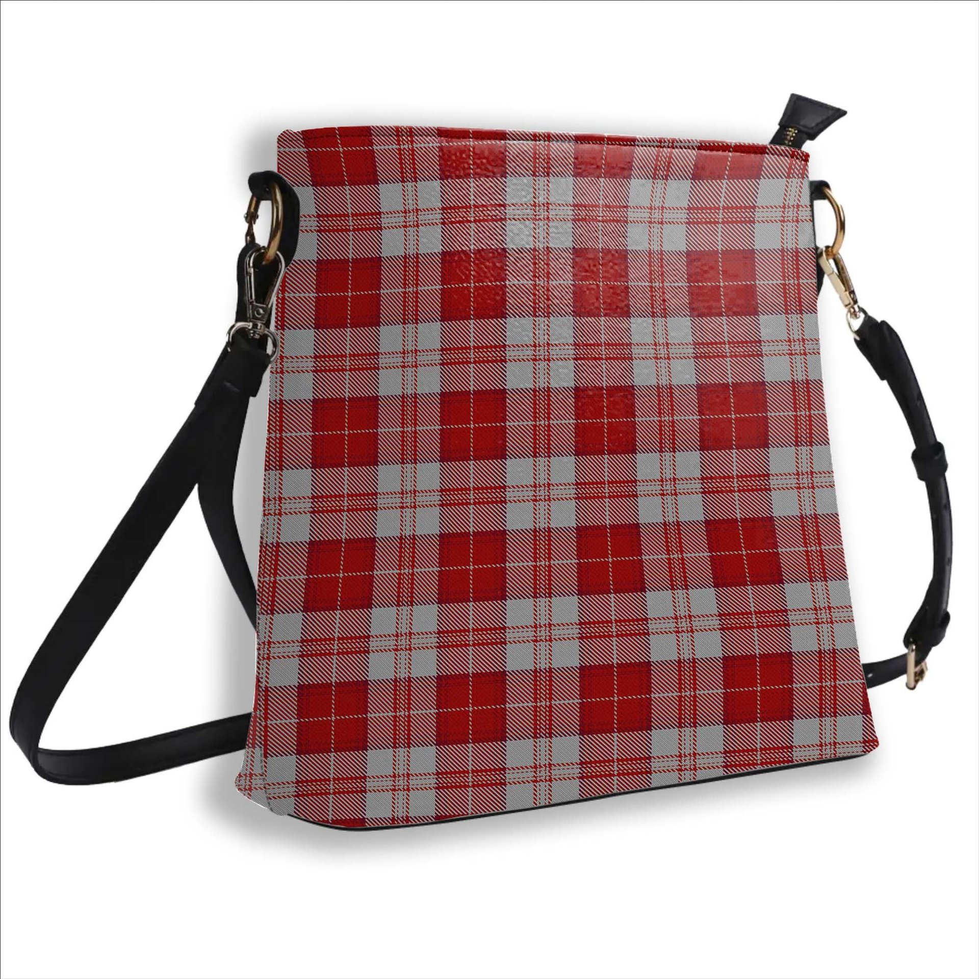 ScotsTee Shop Scottish Menzies 3 Tartan Bucket Bag Ladies Shoulder Bag Midi