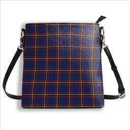 ScotsTee Shop Scottish McLaine of Lochbuie Hunting Modern Tartan Bucket Bag Ladies Shoulder Bag Midi