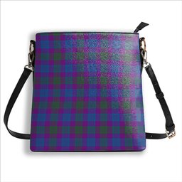 ScotsTee Shop Scottish Lang Modern Clan Tartan Bucket Bag Ladies Shoulder Bag Midi