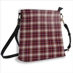 ScotsTee Shop Scottish McFarlane Dress Modern Tartan Bucket Bag Ladies Shoulder Bag Midi