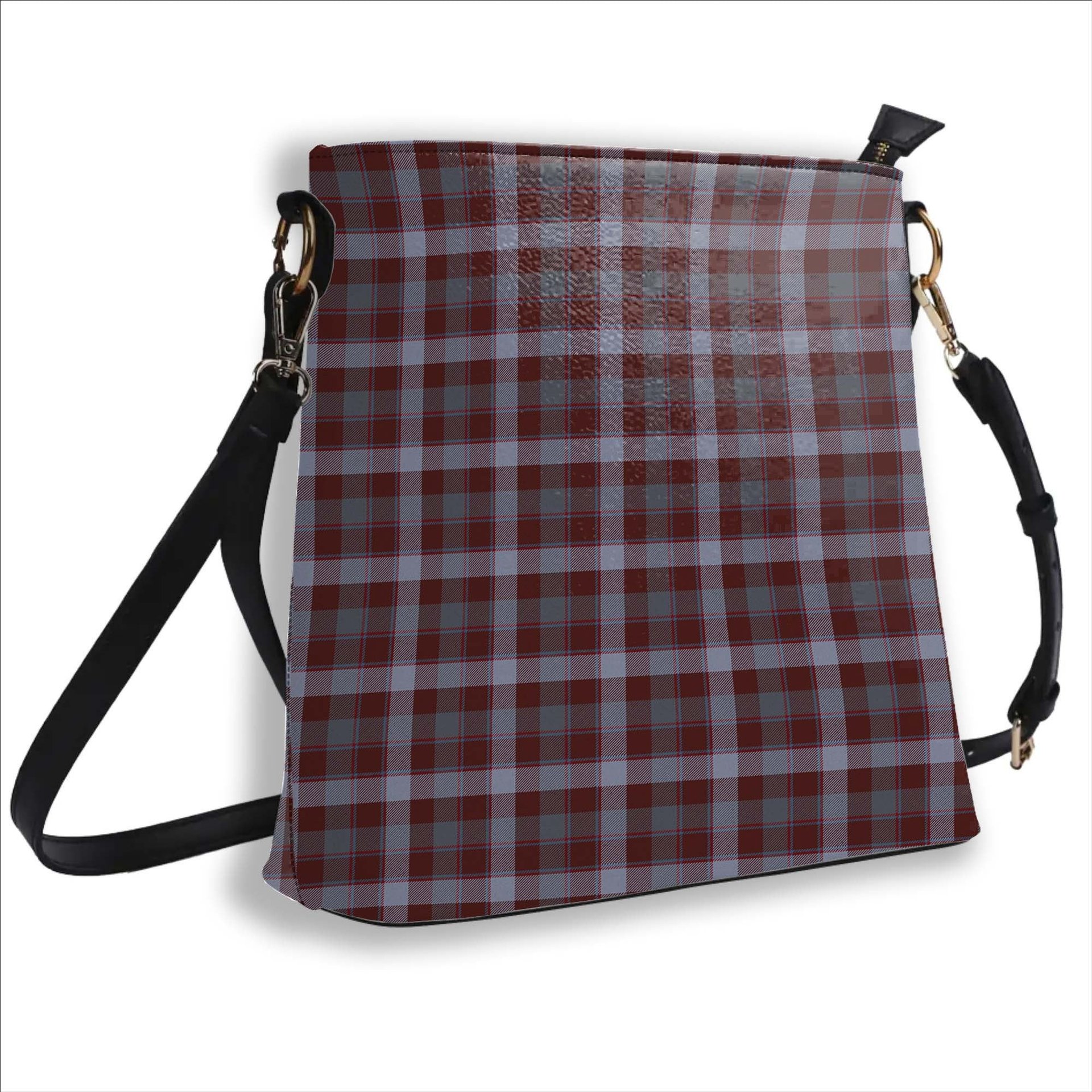 ScotsTee Shop Scottish Jardine of Castlemilk Modern Tartan Bucket Bag Ladies Shoulder Bag Midi