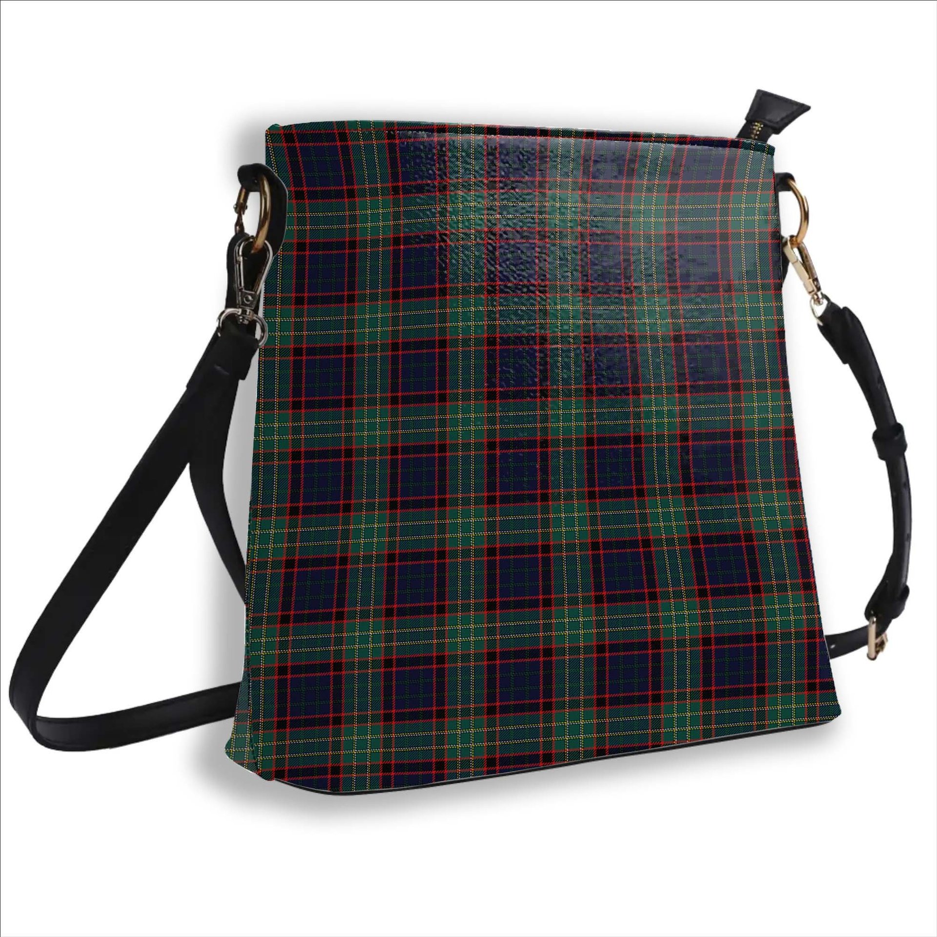 ScotsTee Shop Scottish MacNeacail Hunting Modern Tartan Bucket Bag Ladies Shoulder Bag Midi