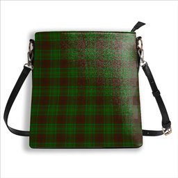 ScotsTee Shop Scottish McAlister of Glenbarr Hunting Tartan Bucket Bag Ladies Shoulder Bag Midi