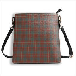 ScotsTee Shop Scottish McConnell Weathered Tartan Bucket Bag Ladies Shoulder Bag Midi