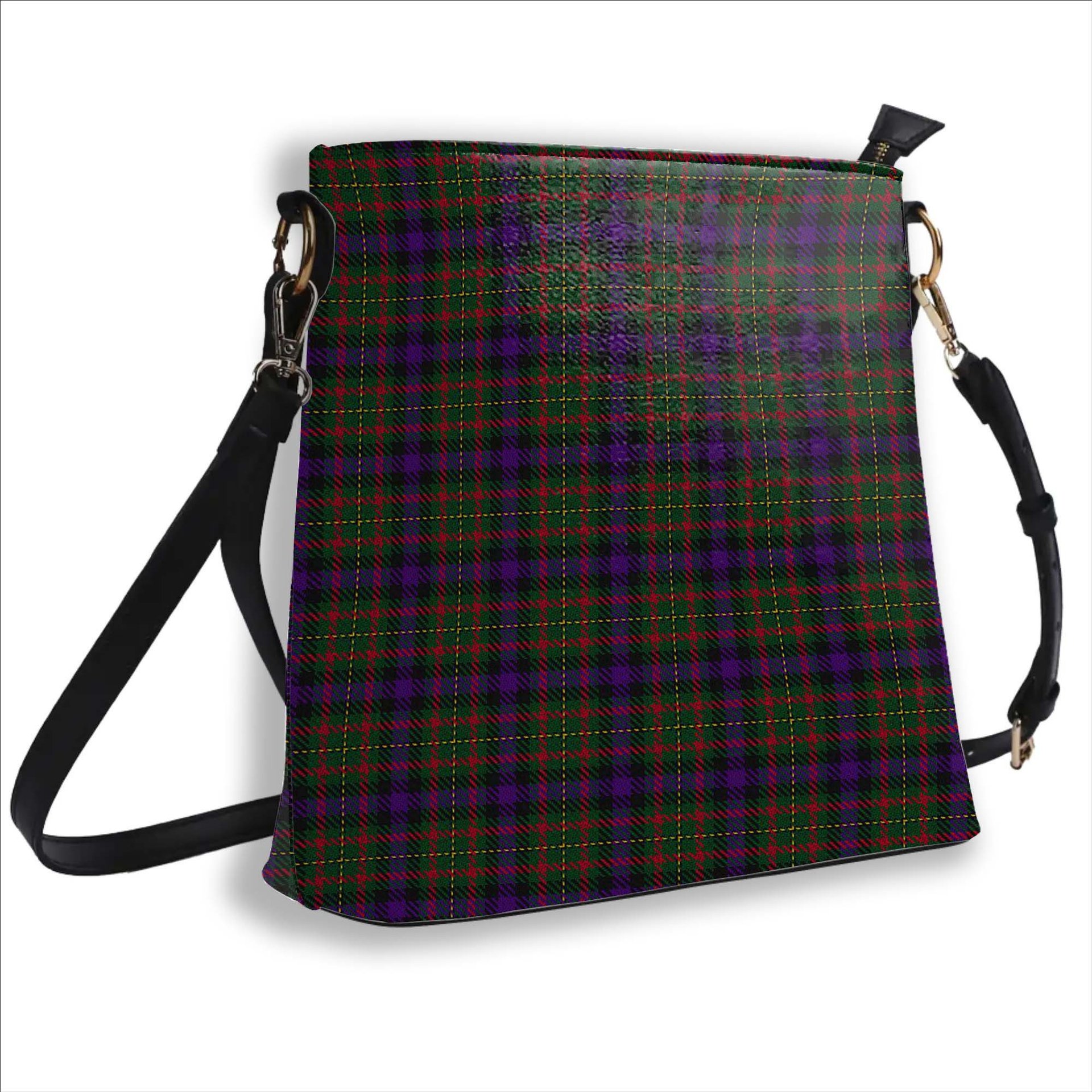 ScotsTee Shop Scottish MacLaren Regent Tartan Bucket Bag Ladies Shoulder Bag Midi