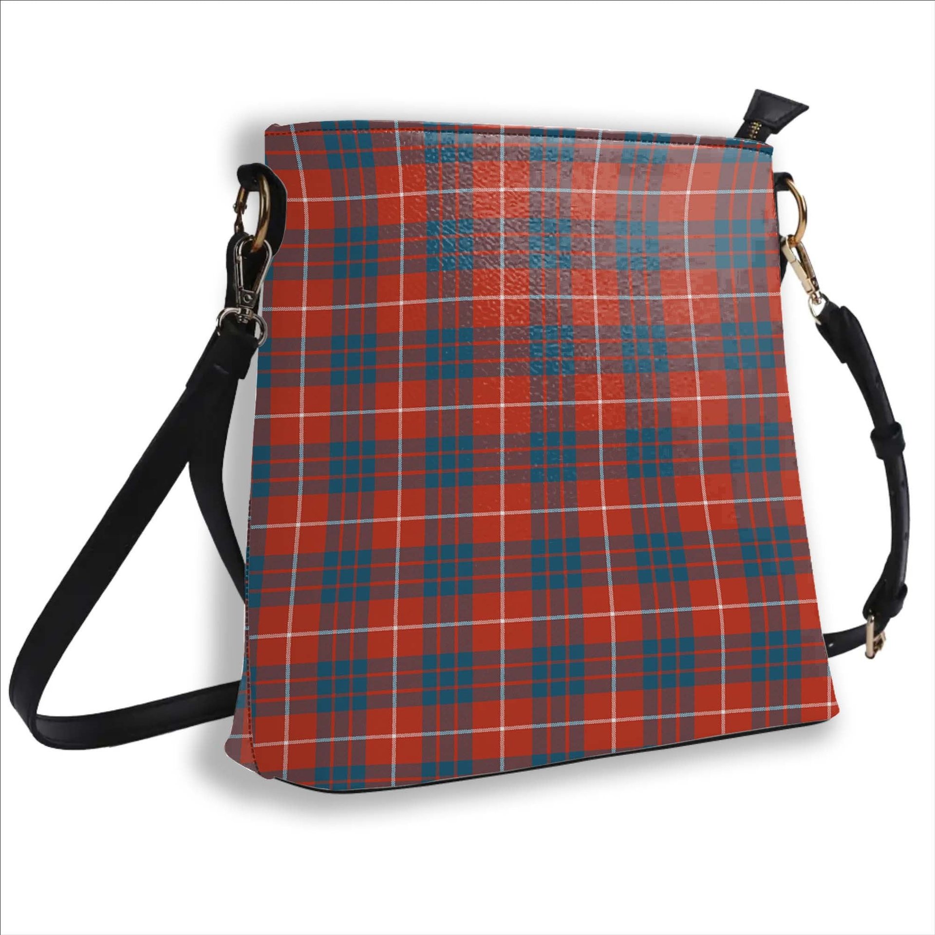 ScotsTee Shop Scottish Hamilton Ancient Tartan Bucket Bag Ladies Shoulder Bag Midi