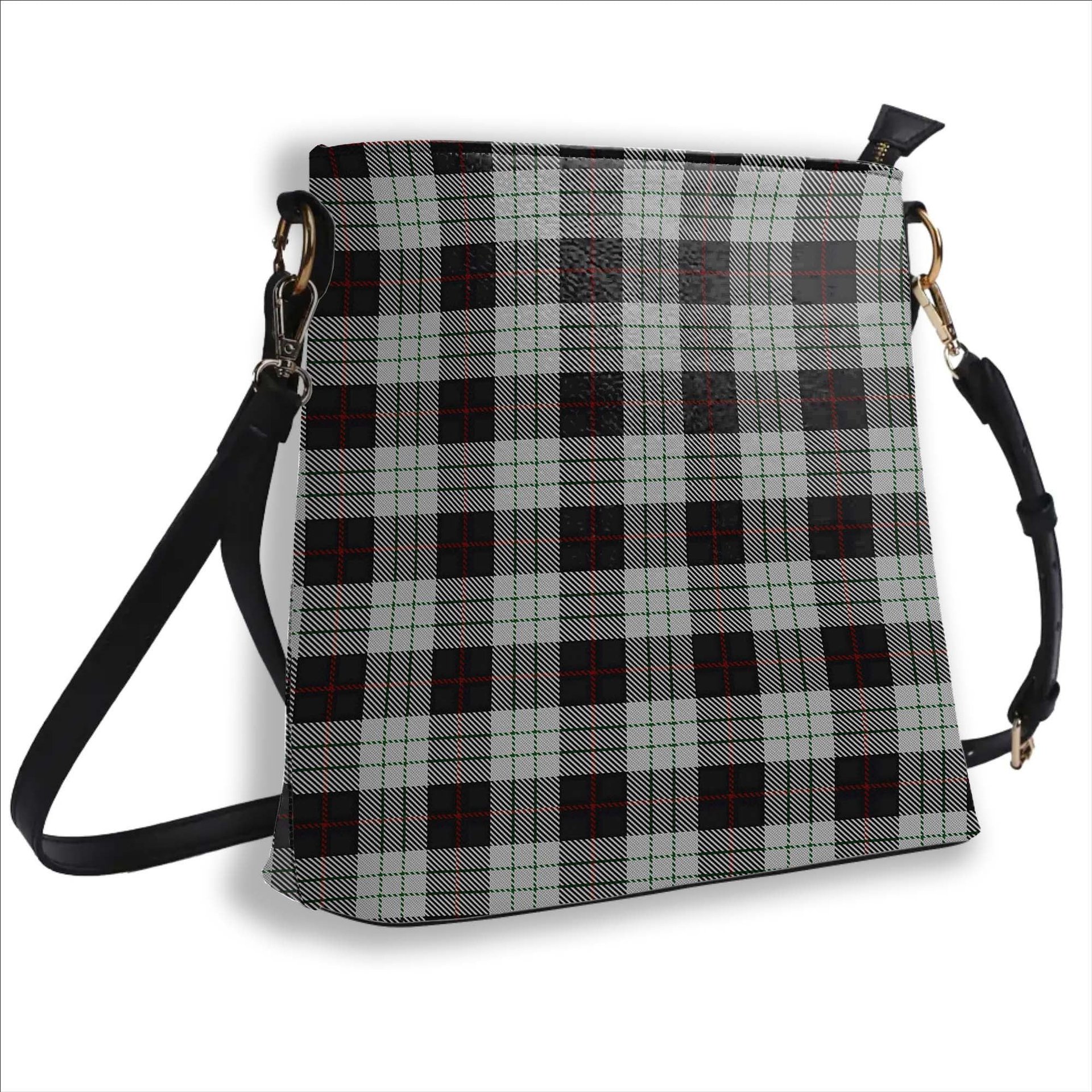 ScotsTee Shop Scottish Kierson Tartan Bucket Bag Ladies Shoulder Bag Midi