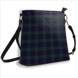 ScotsTee Shop Scottish Lumsden Green Tartan Bucket Bag Ladies Shoulder Bag Midi