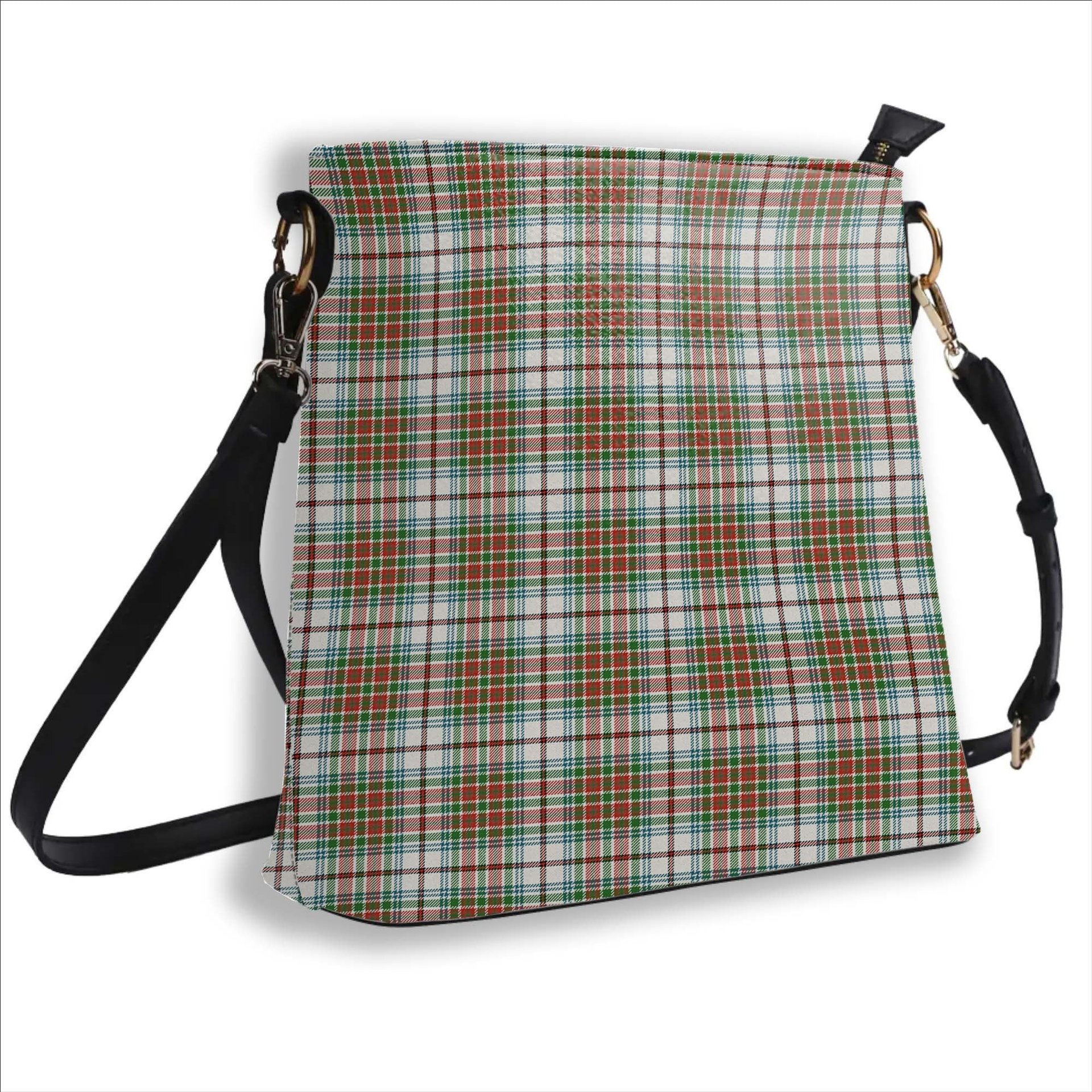 ScotsTee Shop Scottish McBain Dress Ancient Tartan Bucket Bag Ladies Shoulder Bag Midi