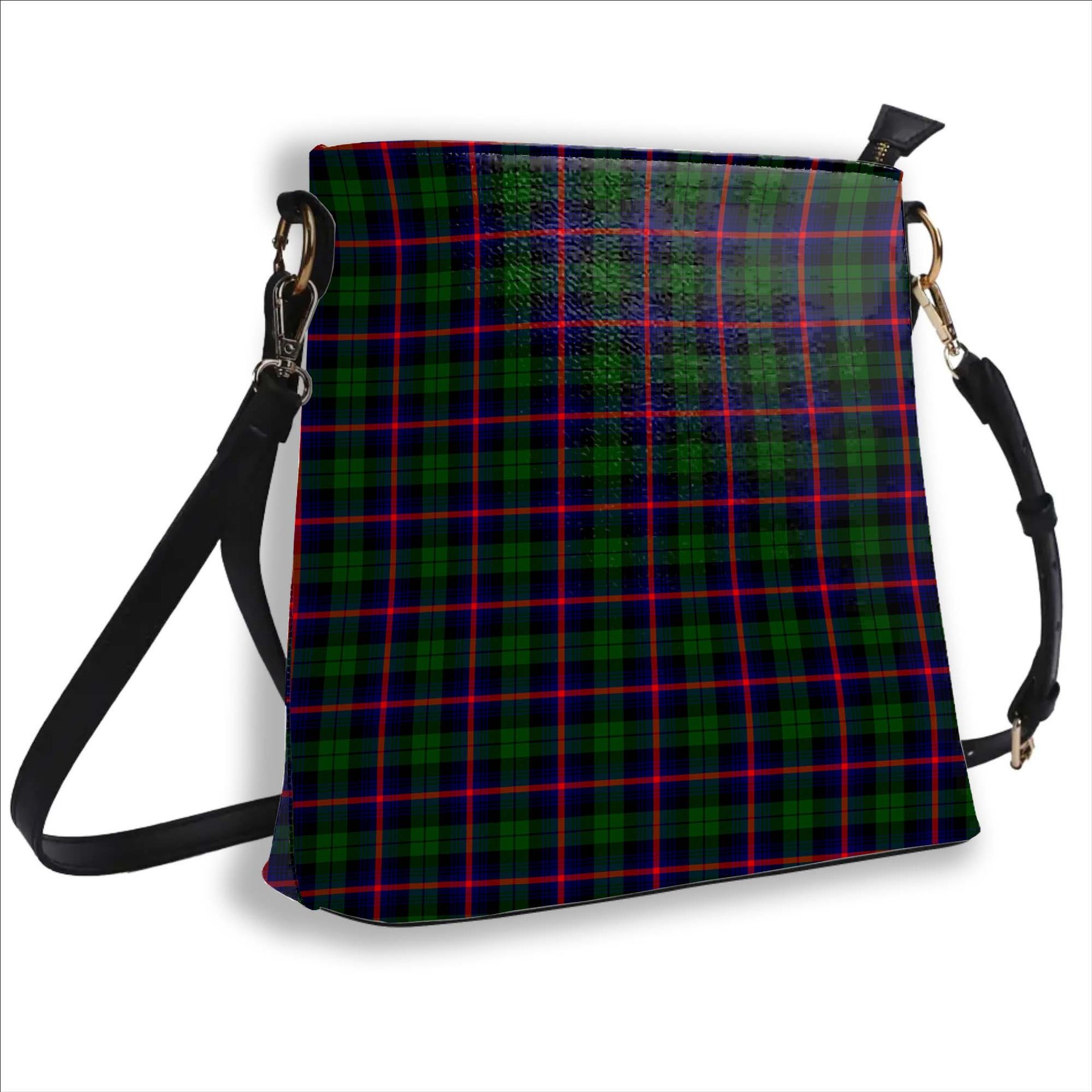 ScotsTee Shop Scottish Urquhart Modern Tartan Bucket Bag Ladies Shoulder Bag Midi