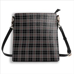 ScotsTee Shop Scottish Thompson Society Grey Tartan Bucket Bag Ladies Shoulder Bag Midi