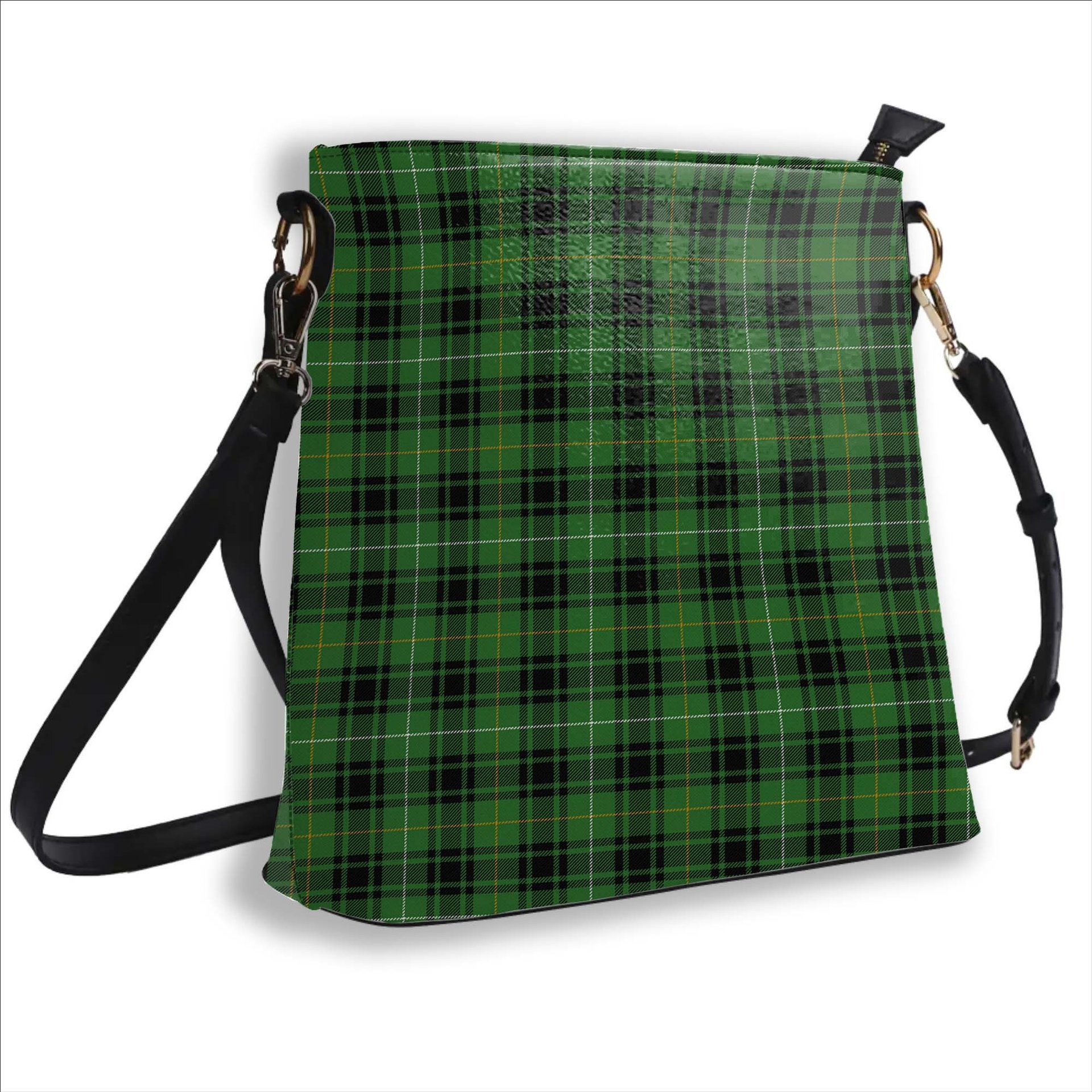 ScotsTee Shop Scottish MacIver Hunting Ancient Tartan Bucket Bag Ladies Shoulder Bag Midi