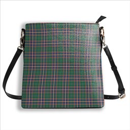 ScotsTee Shop Scottish MacFarlane Hunting Ancient Tartan Bucket Bag Ladies Shoulder Bag Midi