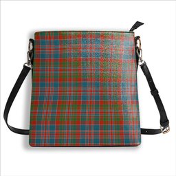 ScotsTee Shop Scottish McDonald of Boisdale Ancient Tartan Bucket Bag Ladies Shoulder Bag Midi
