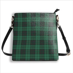 ScotsTee Shop Scottish McLean Hunting Ancient Tartan Bucket Bag Ladies Shoulder Bag Midi