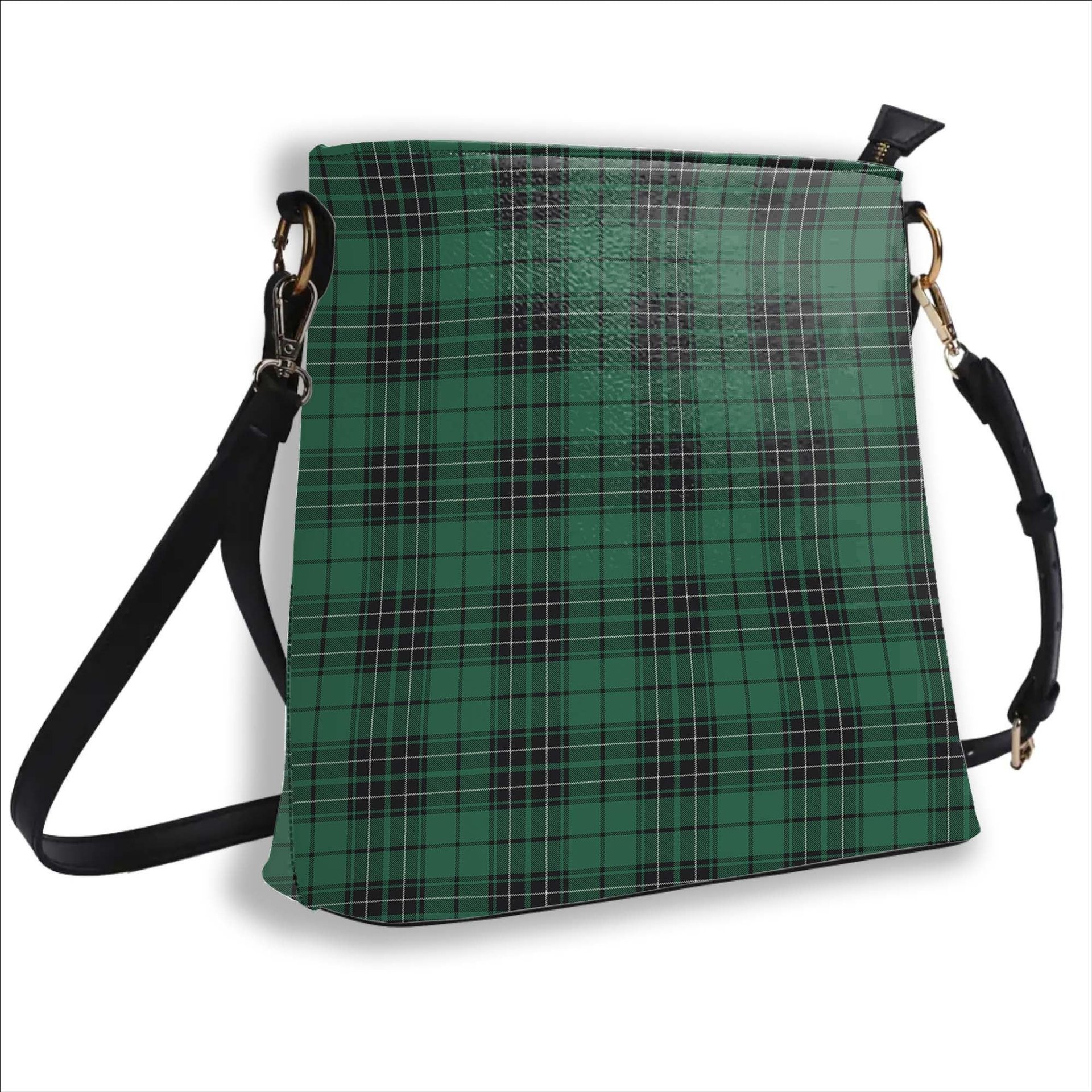 ScotsTee Shop Scottish McLean Hunting Ancient Tartan Bucket Bag Ladies Shoulder Bag Midi