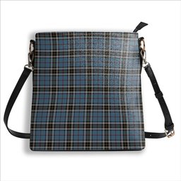 ScotsTee Shop Scottish Thomson Tartan Bucket Bag Ladies Shoulder Bag Midi