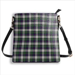 ScotsTee Shop Scottish Malcolm Dress Modern Tartan Bucket Bag Ladies Shoulder Bag Midi