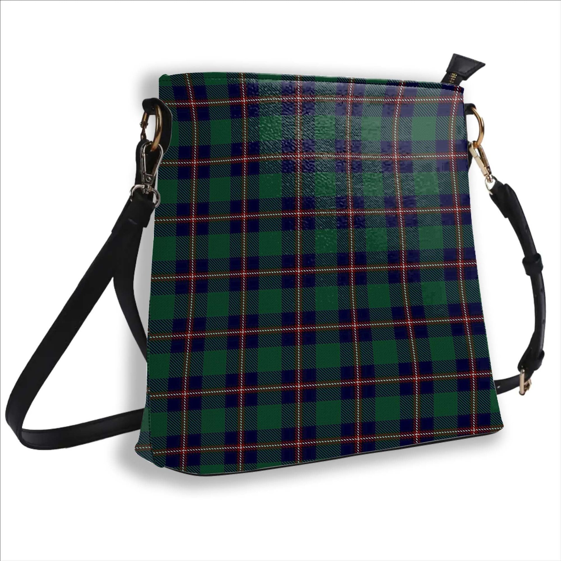 ScotsTee Shop Scottish Irvine Glenn Tartan Bucket Bag Ladies Shoulder Bag Midi