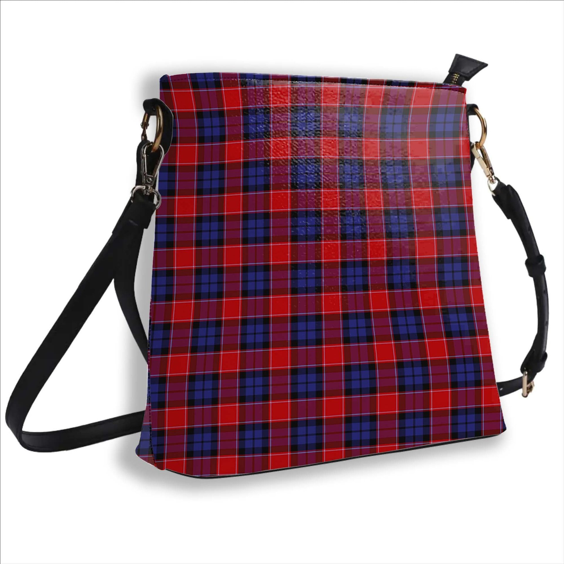 ScotsTee Shop Scottish Graham of Menteith Red Tartan Bucket Bag Ladies Shoulder Bag Midi