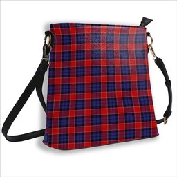 ScotsTee Shop Scottish Graham of Menteith Red Tartan Bucket Bag Ladies Shoulder Bag Midi