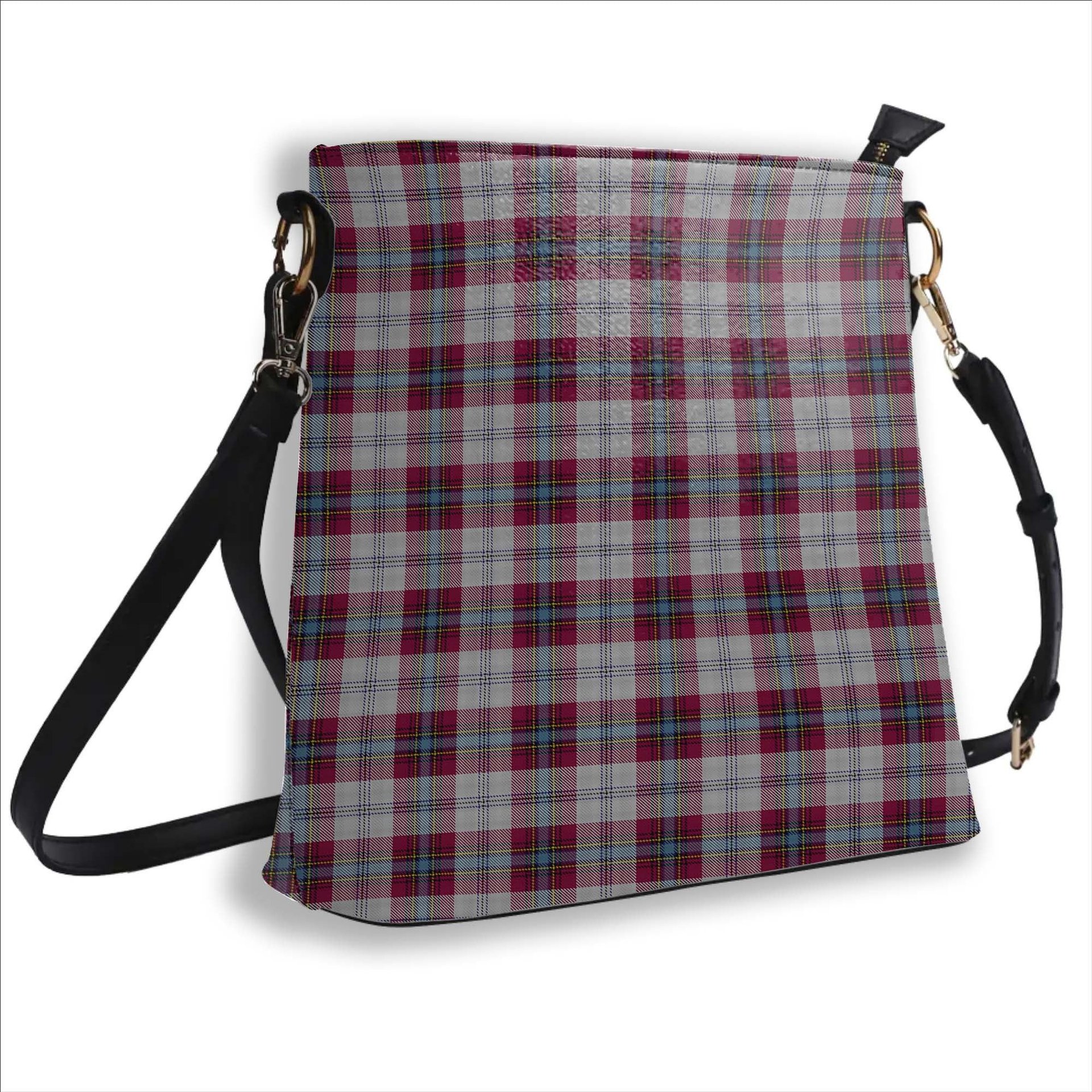 ScotsTee Shop Scottish MacLean of Duart Dress 4 Tartan Bucket Bag Ladies Shoulder Bag Midi