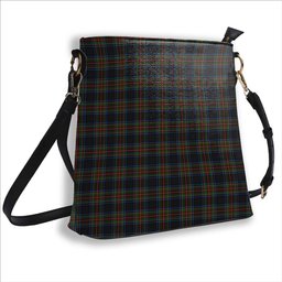 ScotsTee Shop Scottish Stewart Black 2 Tartan Bucket Bag Ladies Shoulder Bag Midi