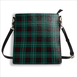 ScotsTee Shop Scottish McAulay of Lewis Modern Tartan Bucket Bag Ladies Shoulder Bag Midi