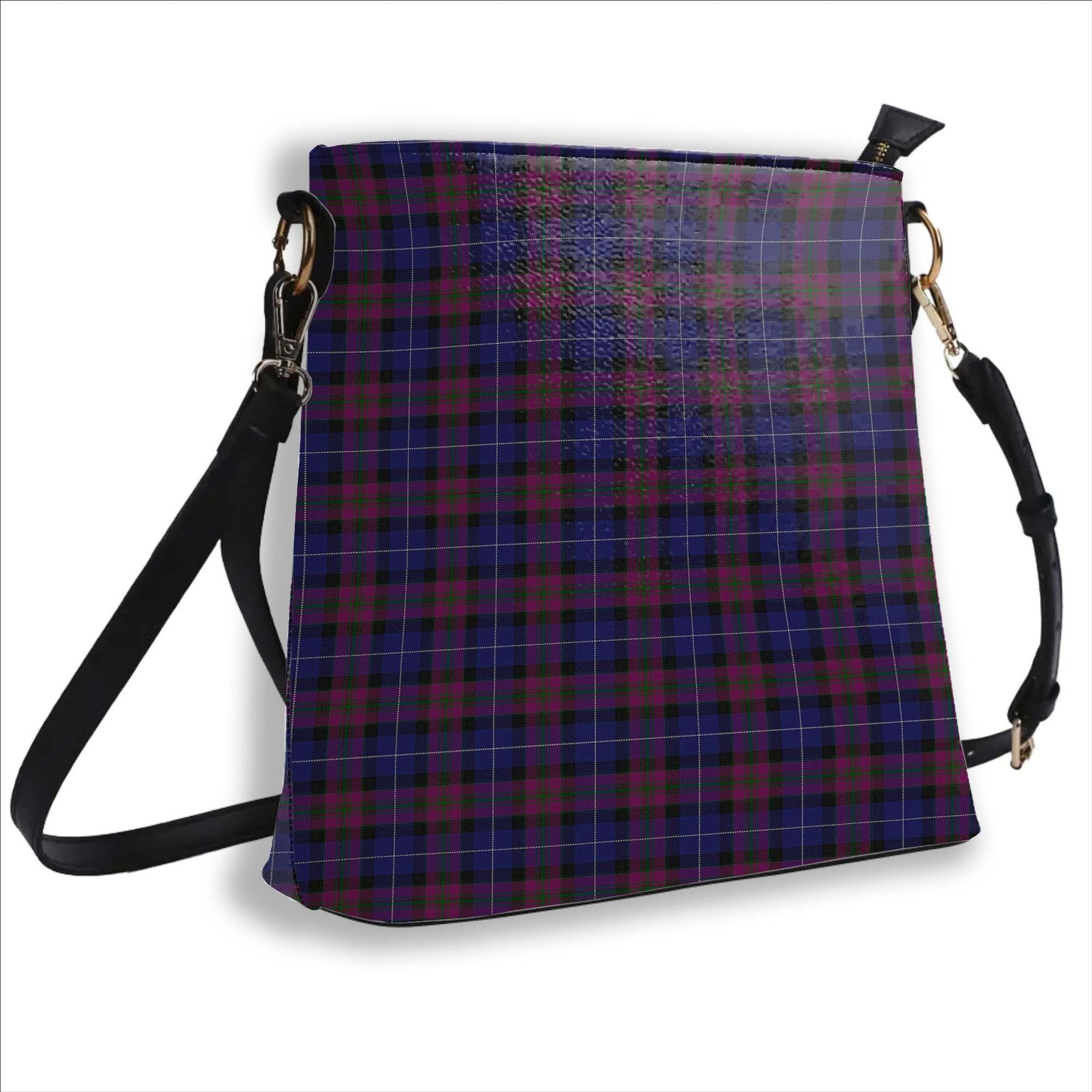 ScotsTee Shop Scottish Pride of Scotland Tartan Bucket Bag Ladies Shoulder Bag Midi