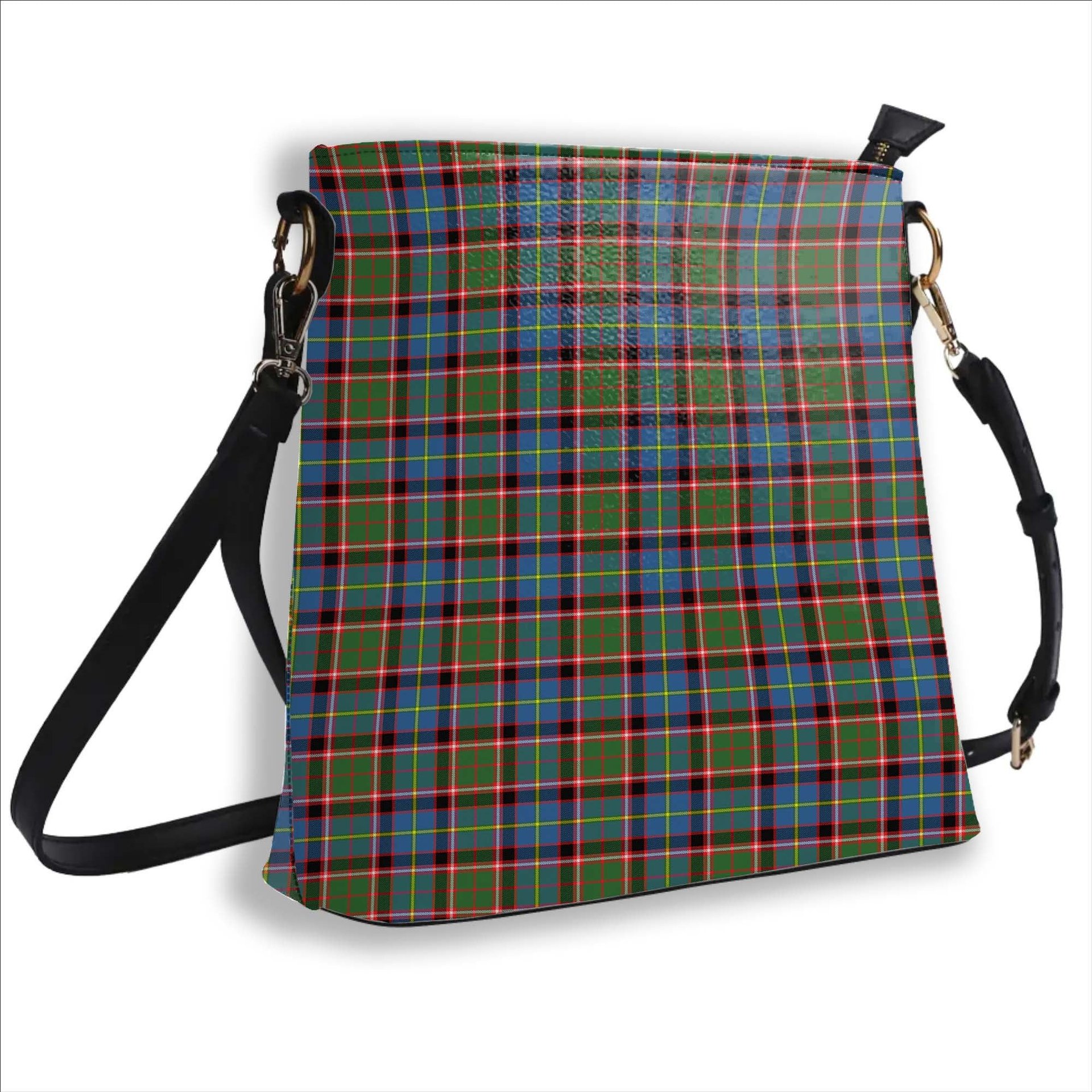 ScotsTee Shop Scottish Glass Tartan Bucket Bag Ladies Shoulder Bag Midi