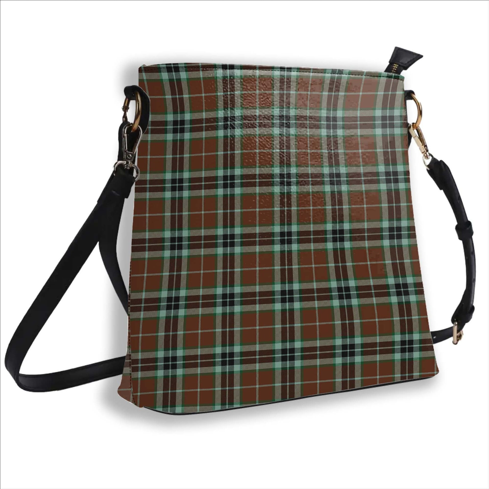 ScotsTee Shop Scottish Thomson Hunting Modern Tartan Bucket Bag Ladies Shoulder Bag Midi