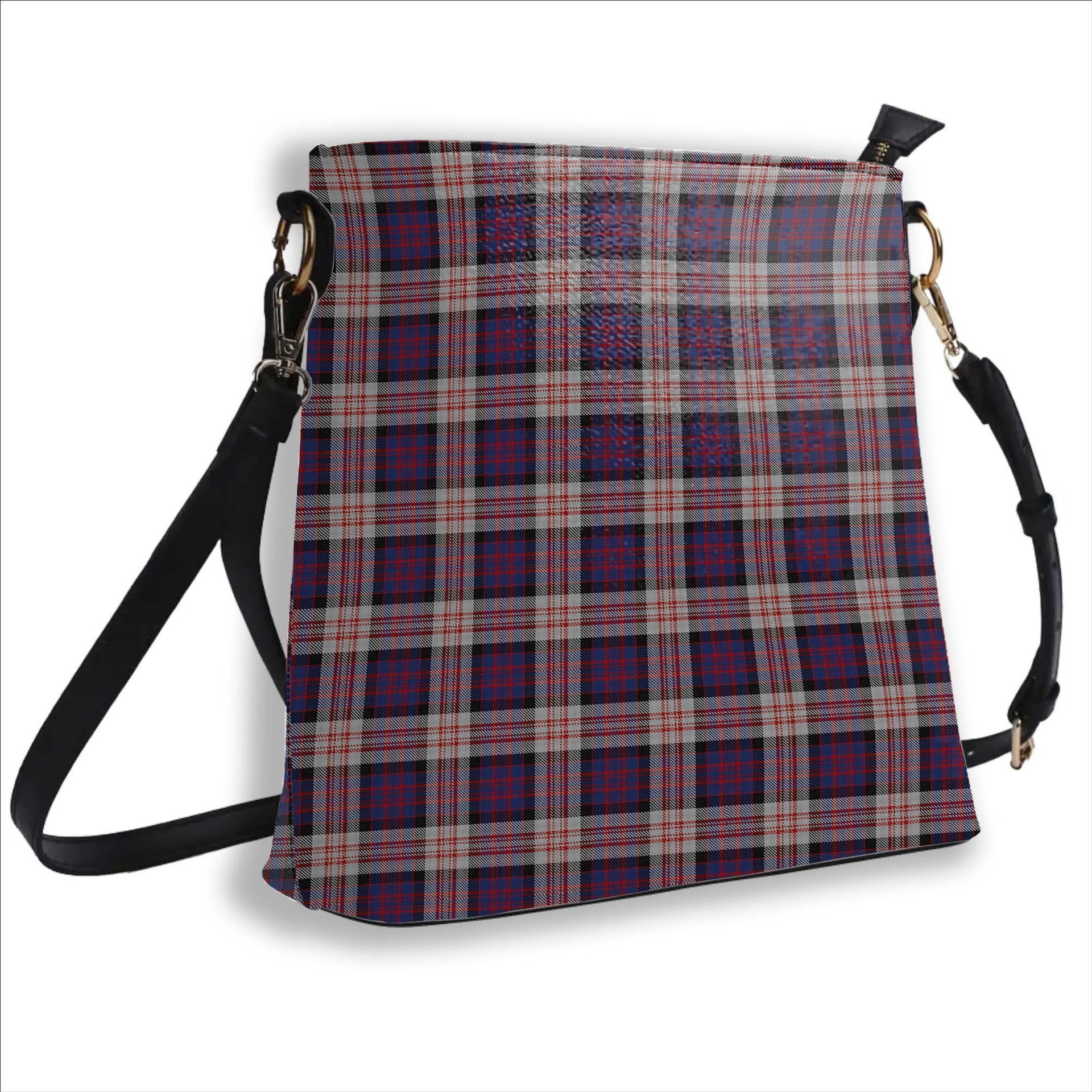 ScotsTee Shop Scottish MacDonald Pattern of Plaids Tartan Bucket Bag Ladies Shoulder Bag Midi