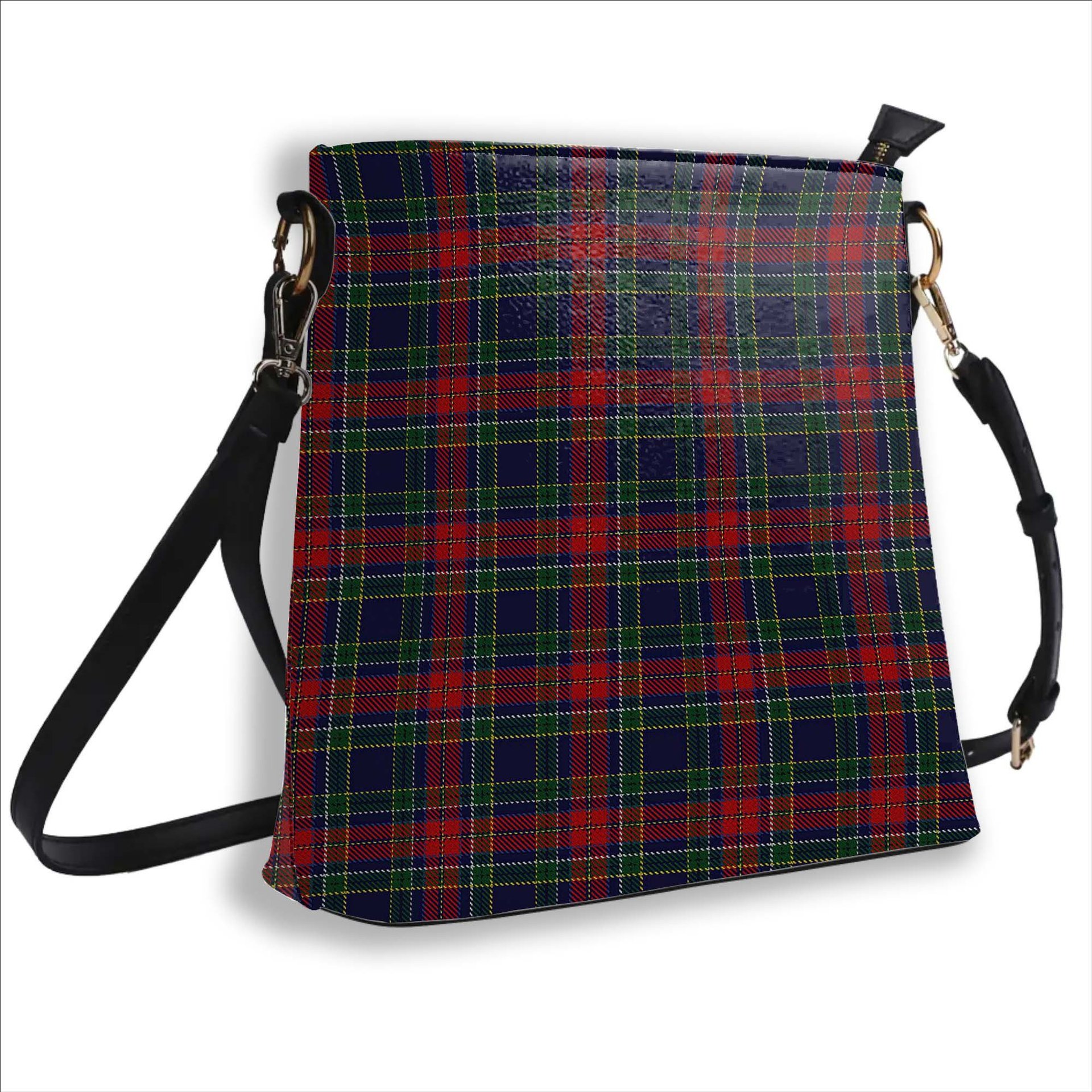 ScotsTee Shop Scottish Allison Red Tartan Bucket Bag Ladies Shoulder Bag Midi