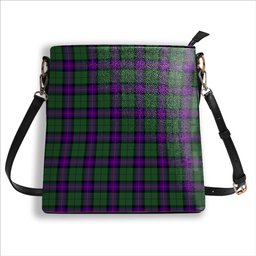 ScotsTee Shop Scottish Armstrong Modern Tartan Bucket Bag Ladies Shoulder Bag Midi