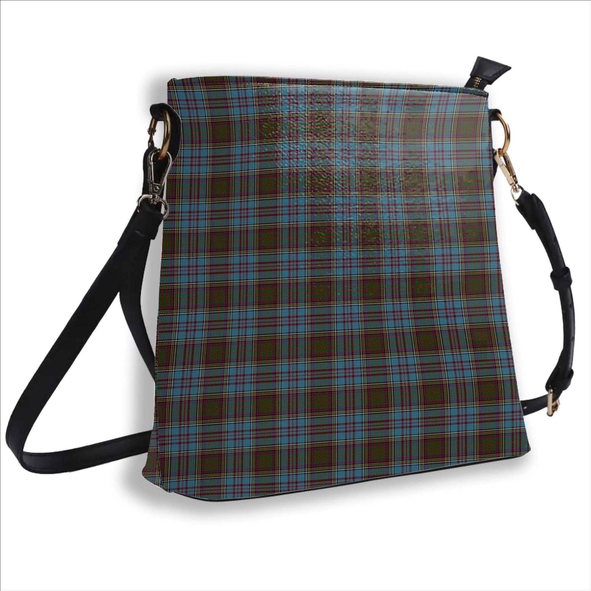 ScotsTee Shop Scottish Anderson Tartan Bucket Bag Ladies Shoulder Bag Midi