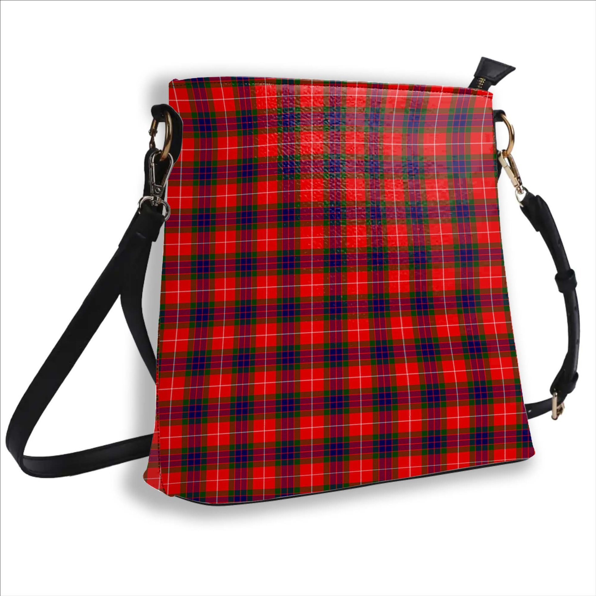 ScotsTee Shop Scottish Abernethy Tartan Bucket Bag Ladies Shoulder Bag Midi