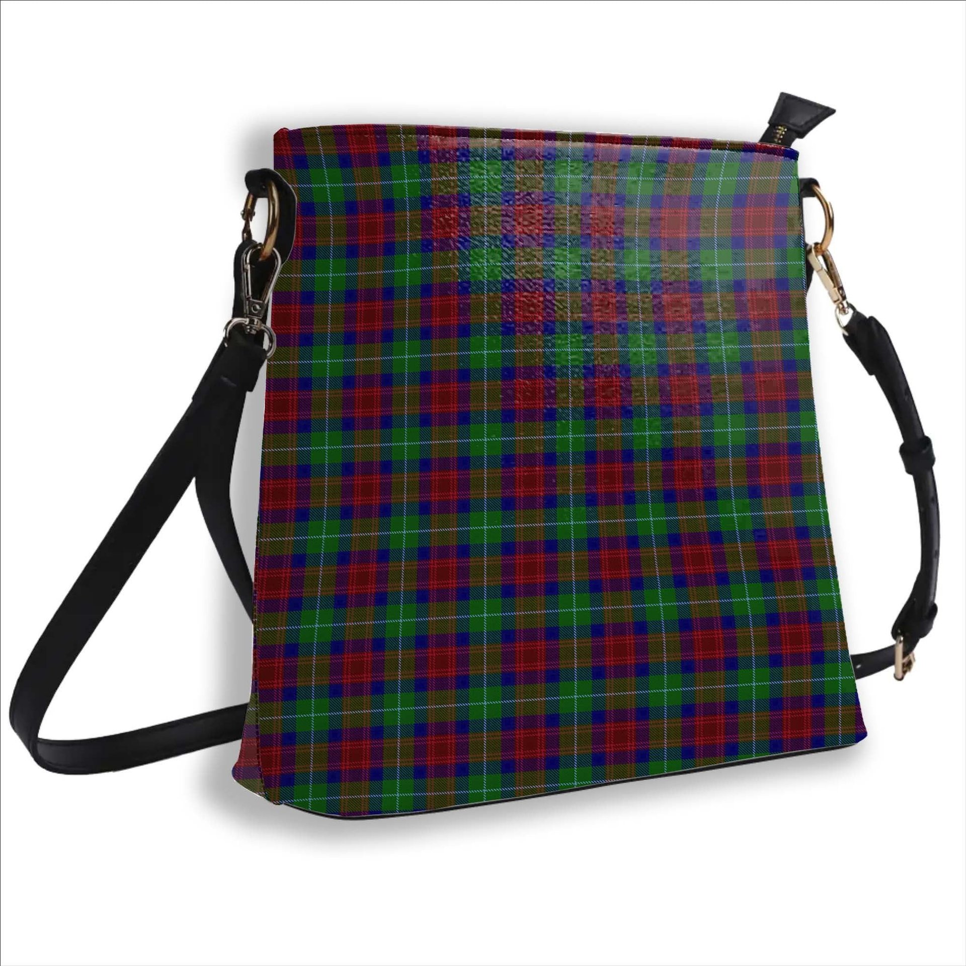 ScotsTee Shop Scottish Akins Tartan Bucket Bag Ladies Shoulder Bag Midi