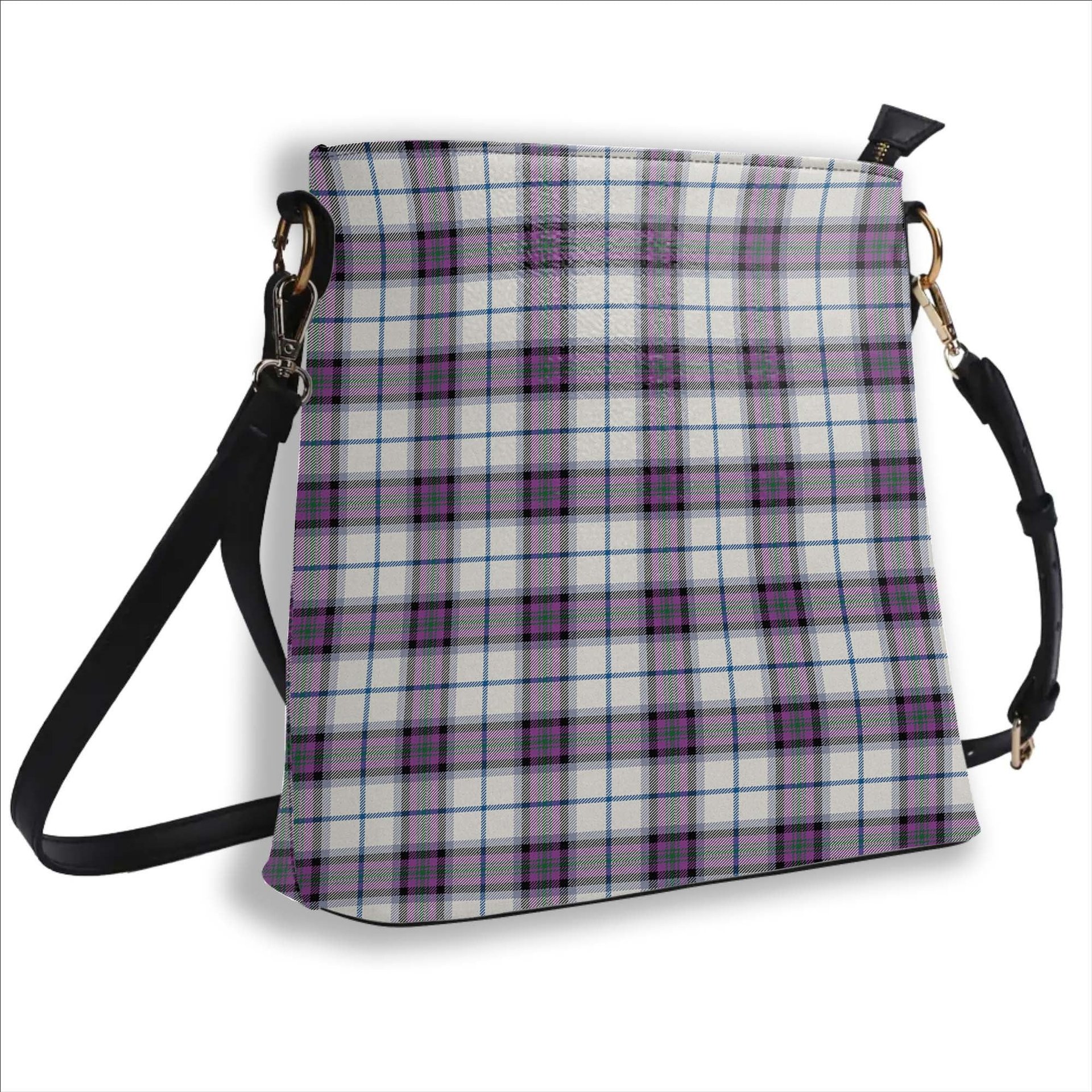 ScotsTee Shop Scottish Alexander of Menstry Dress Ancient Tartan Bucket Bag Ladies Shoulder Bag Midi